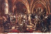 Jan Matejko The First Sejm in leczyca France oil painting artist